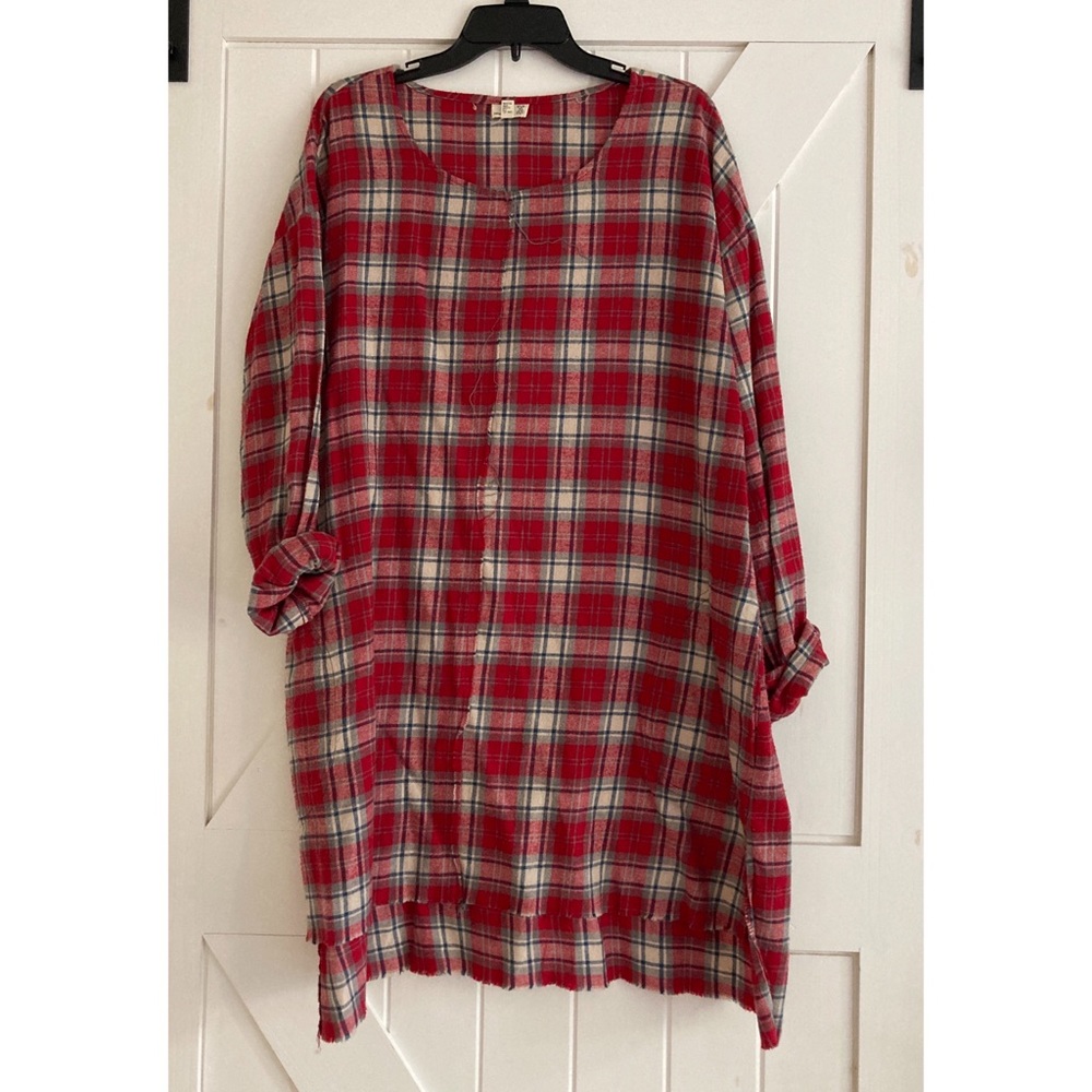 Plaid Flannel Dress